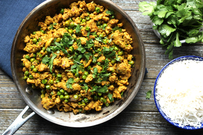 Ground Meat with Peas